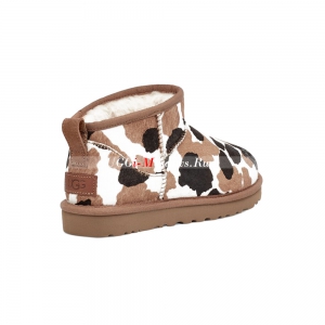 CLASSIC ULTRA MINI COW PRINT CHESTNUT