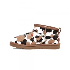 CLASSIC ULTRA MINI COW PRINT CHESTNUT