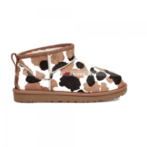 CLASSIC ULTRA MINI COW PRINT CHESTNUT