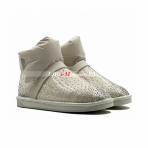 UGG CLEAR QUILITI BOOT BLING WHITE