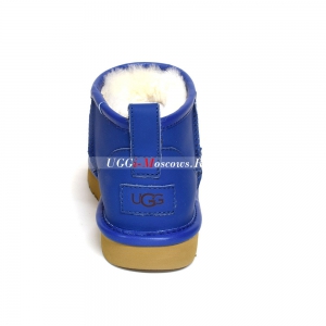 UGG CLASSIC ULTRA MINI LEATHER ROYAL BLUE