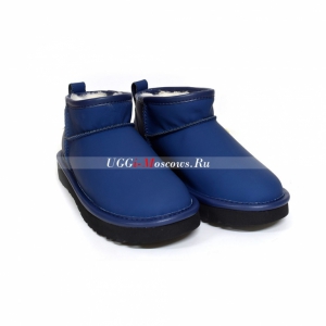 UGG CLASSIC ULTRA MINI LEATHER ROYAL NAVY