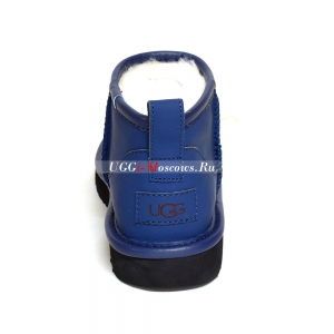 UGG CLASSIC ULTRA MINI LEATHER ROYAL NAVY