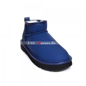 UGG CLASSIC ULTRA MINI LEATHER ROYAL NAVY