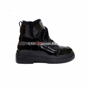 UGG MARTIN PATENT BLACK