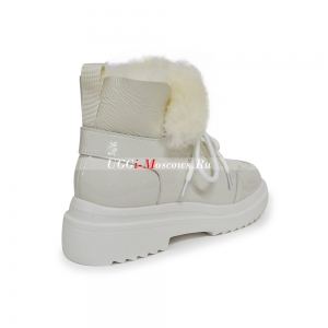 UGG MARTIN PATENT WHITE