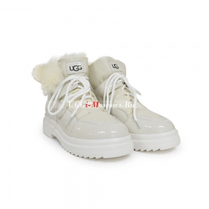 UGG MARTIN PATENT WHITE