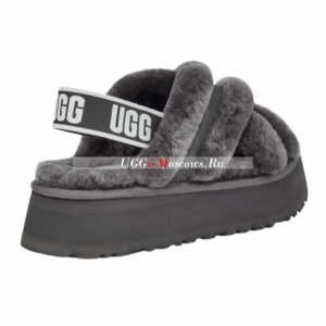 UGG Disco Cross Slide Charcoal