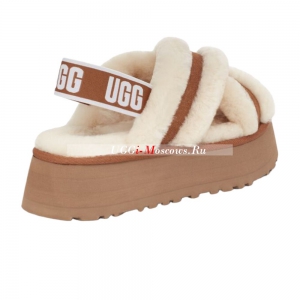 UGG Disco Cross Slide chestnut