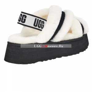 UGG Disco Cross Slide White