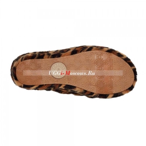 UGG FLUFF YEAH SLIDE LEOPARD