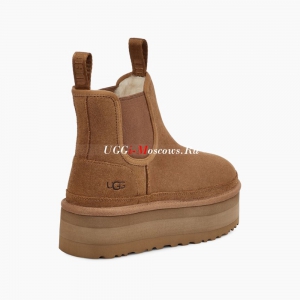 UGG NEUMEL PLATFORM CHELSEA CHESTNUT