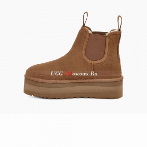 UGG NEUMEL PLATFORM CHELSEA CHESTNUT