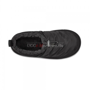 UGG MAXI HERITAGE BRAID CLOG BLACK