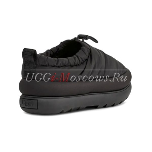 UGG MAXI HERITAGE BRAID CLOG BLACK