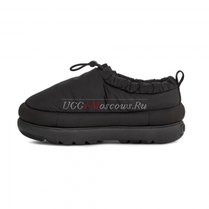 UGG MAXI HERITAGE BRAID CLOG BLACK