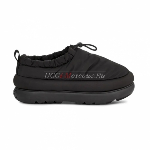 UGG MAXI HERITAGE BRAID CLOG BLACK