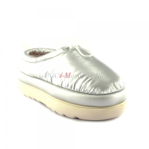 UGG MAXI HERITAGE BRAID CLOG SILVER