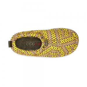 UGG MAXI HERITAGE BRAID CLOG YELLOW