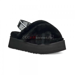 UGG Disco Cross Slide Black