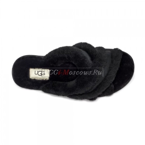 UGG SLIPPERS SCUFFITA BLACK