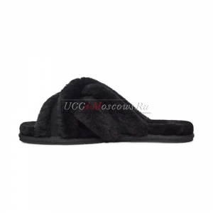 UGG SLIPPERS SCUFFITA BLACK