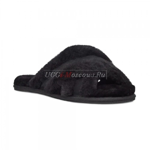 UGG SLIPPERS SCUFFITA BLACK