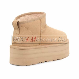 UGG CLASSIC ULTRA MINI PLATFORM SAND