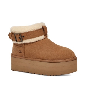 UGG ULTRA MINI BELTED ROLLER CHESTNUT