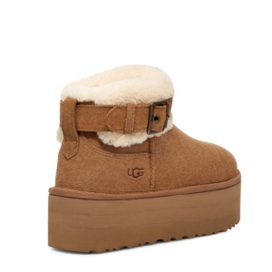 UGG ULTRA MINI BELTED ROLLER CHESTNUT