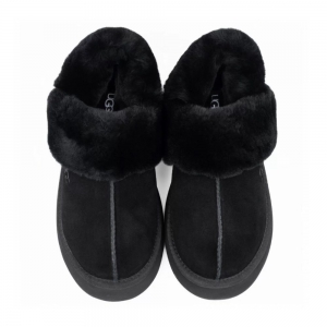 UGG SLIPPERS DISQUETTE BLACK