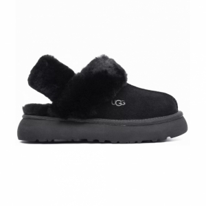 UGG SLIPPERS DISQUETTE BLACK