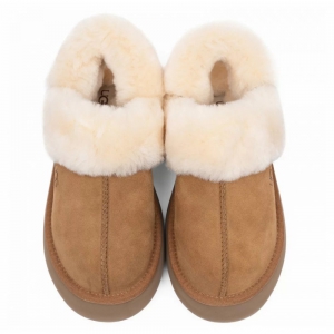 UGG SLIPPERS DISQUETTE CHESTNUT