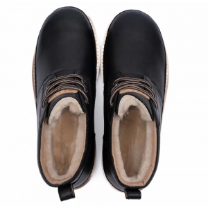 UGG NENS NEUMEL GENTLEMAN LEATHER BLACK