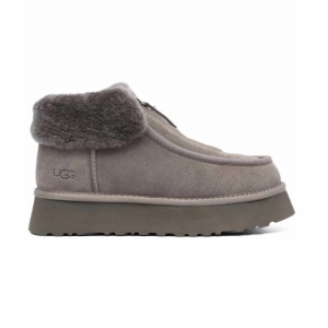 UGG FUNKETTE PLATFORM BOOTS SMOKE