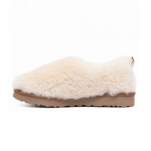 HAILEY FLUFF SLIPPERS NATURAL