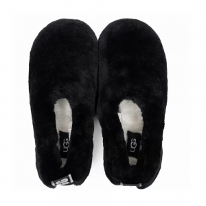 HAILEY FLUFF SLIPPERS BLACK