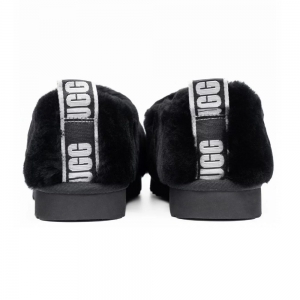 HAILEY FLUFF SLIPPERS BLACK