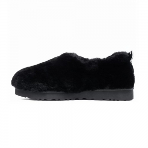 HAILEY FLUFF SLIPPERS BLACK