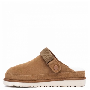 UGG GOLDENSTAR CLOG CHESTNUT с мехом