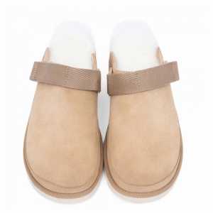 UGG GOLDENSTAR CLOG SAND с мехом