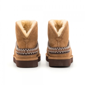 UGG CLASSIC MINI CRESENT CHESTNUT