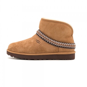 UGG CLASSIC MINI CRESENT CHESTNUT