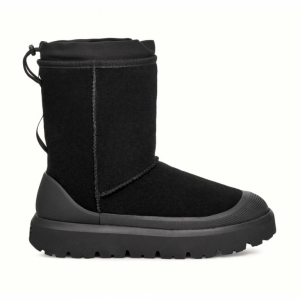 UGG CLASSIC SHORT WEATHER HYBRID BLACK/BLACK