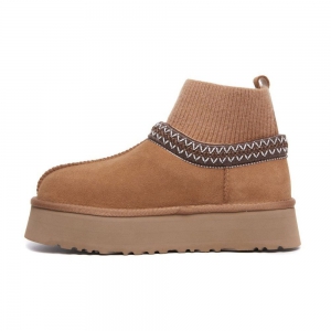 UGG CLASSIC TAZZ KNIT CHESTNUT