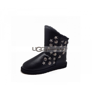 UGG Women Jimmy Choo Starlit Metallic - Black