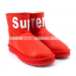 Ugg Women Supreme × Louis Vuitton - Red