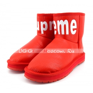 Ugg Women Supreme × Louis Vuitton - Red