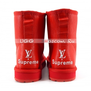 Ugg Women Supreme × Louis Vuitton - Red