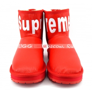 Ugg Women Supreme × Louis Vuitton - Red